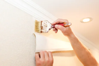 Pose de papier peint à Quincieux — revêtements muraux et toiles de verre